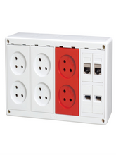 D-18 box 6 sockets + 2 lightning + 2 computers